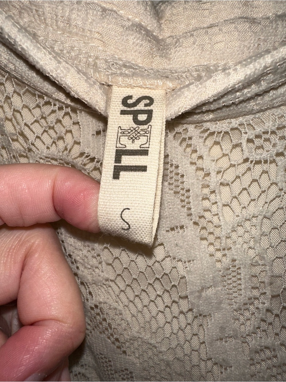 Rhiannon Lace Maxi Skirt - Cream - Picture 4 of 7